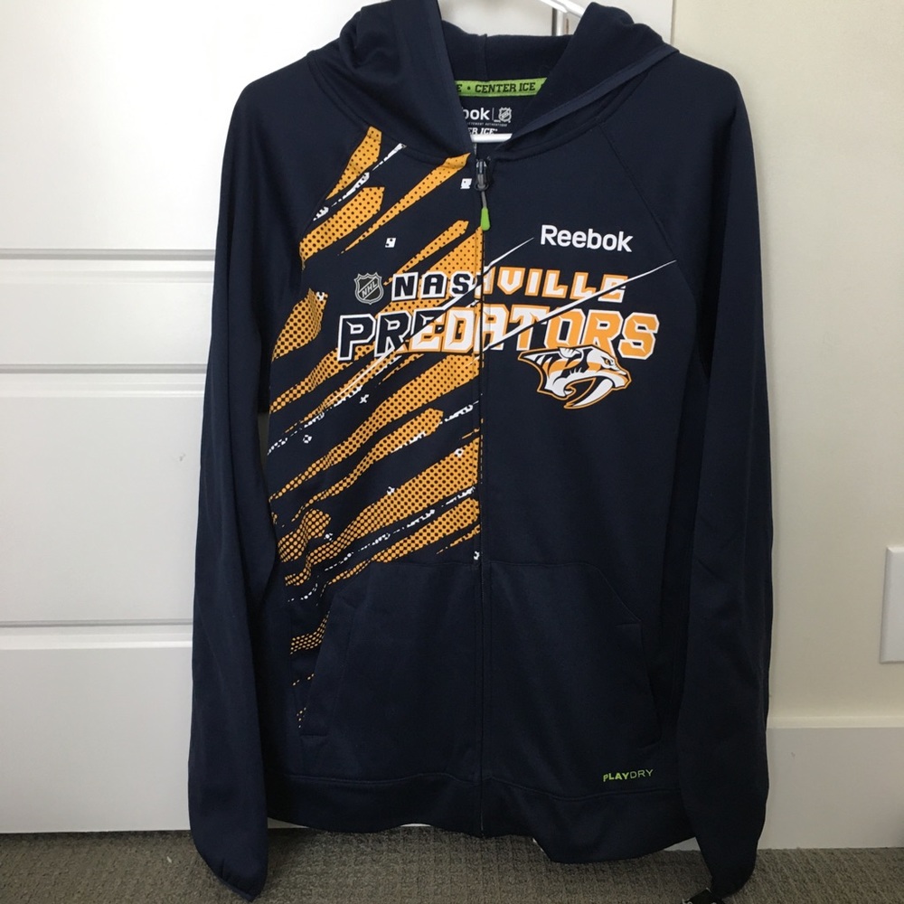 *REEBOK* NHL, Nashville Predators Hoodie, NWT